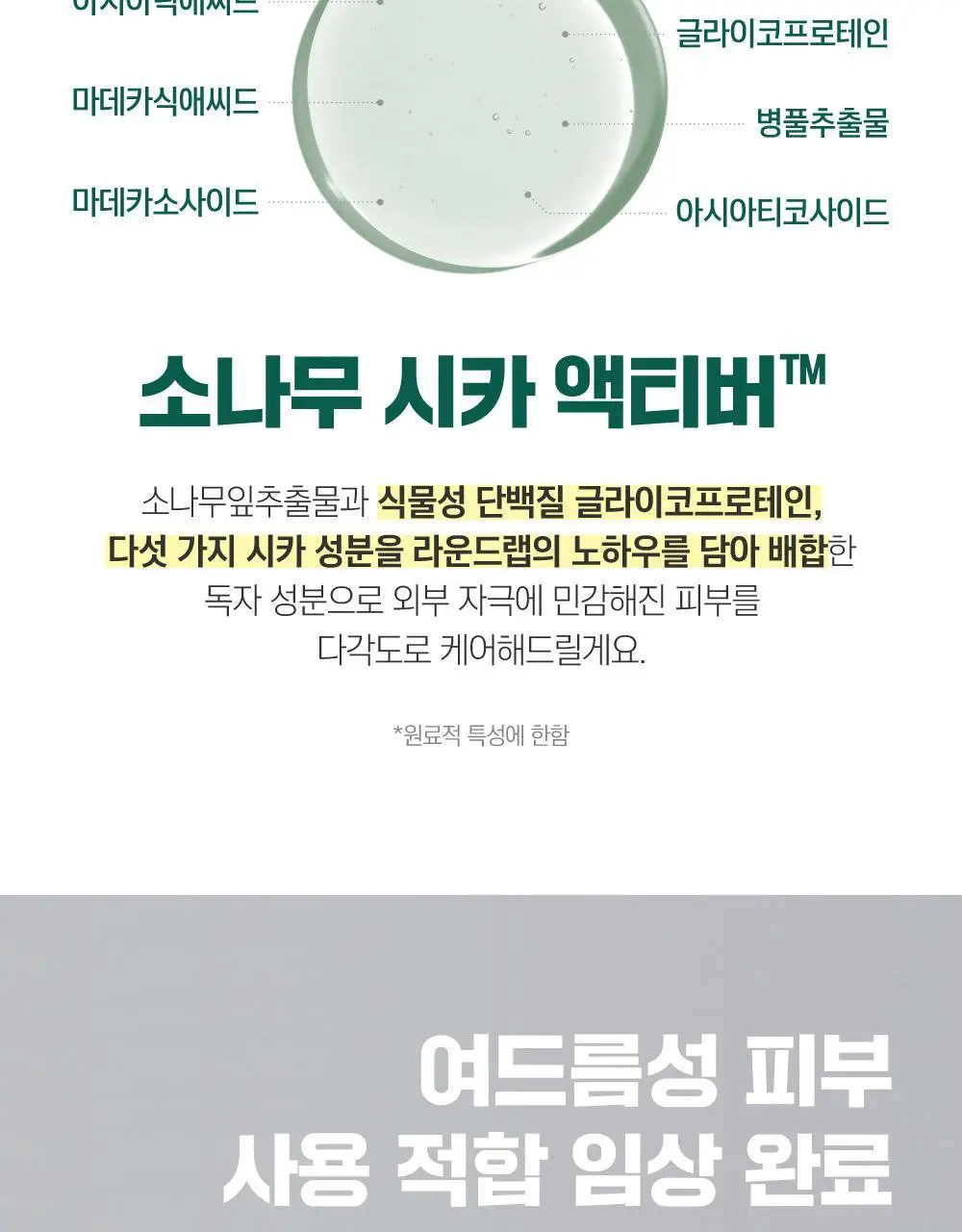 [미백/집중진정] 라운드랩 소나무 진정 시카 바디 미스트 150ml 상세페이지 13